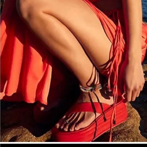 NWOT Free People Haven Sandal - Picture 1 of 8